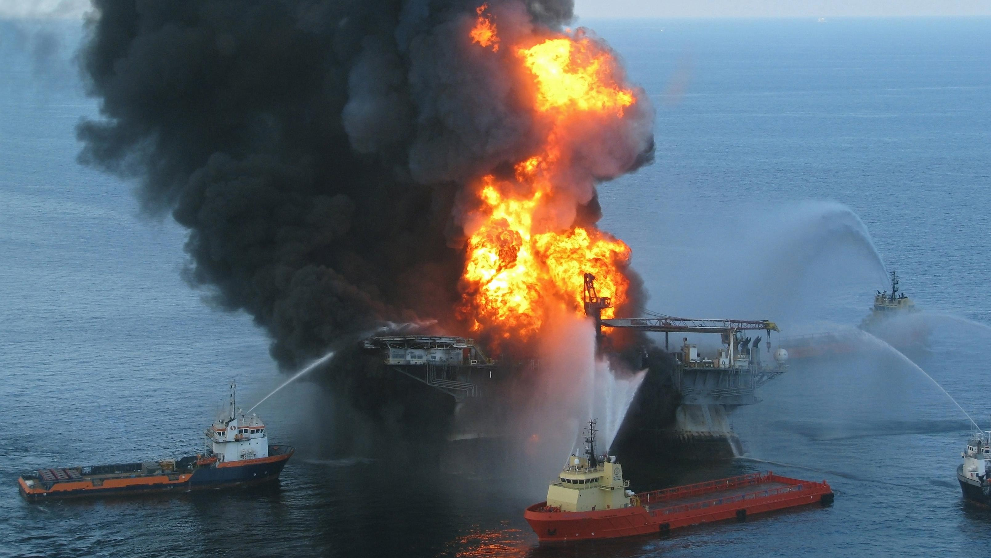 Plattformsförsörjningsfartyg som deltar i Deepwater Horizon-katastrofen.